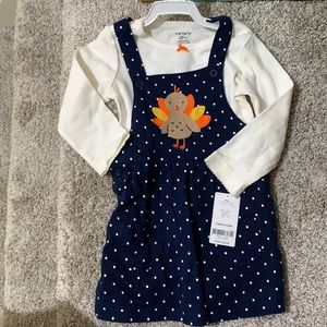 NWT Toddler Thanksgiving outfit size 18m